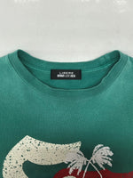 リベーレ LIBERE 24SS × WIND AND SEA ウィンダンシー Logo Tee ロゴ Tシャツ ヴィンテージ風 半袖 カットソー 緑 Tシャツ ロゴ グリーン Sサイズ 104MT-1134