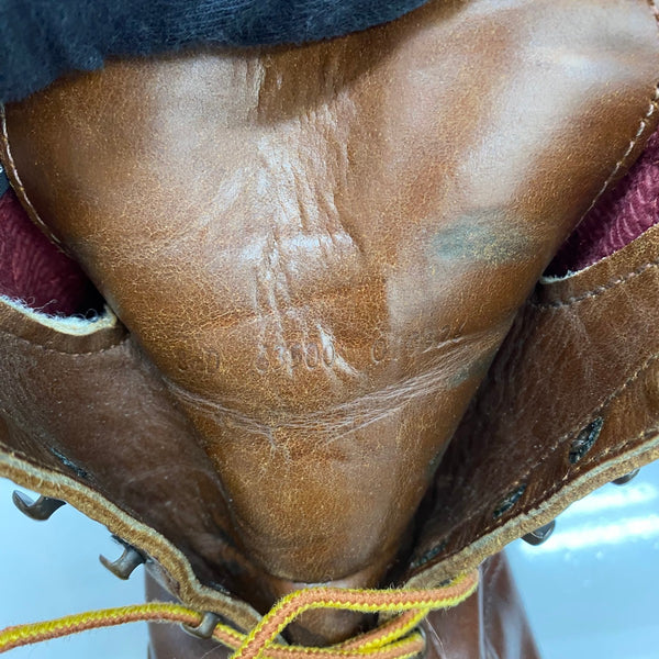 【曜日割引対象外】 ダナー Danner 90's Hunting Work Leather Boots USA製 GORE-TEX 63500 メンズ靴 ブーツ ワーク ブラウン 26.5cmサイズ 201-shoes1317 VB