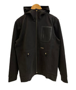 ボス BOSS HUGO BOSS ライトアウター フーディ パーカー 黒 ジャケット ブラック Mサイズ 101MT-3958