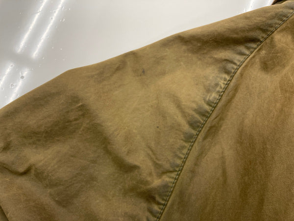 バブアー Barbour BEAUFORT ビューフォート 90s 90年代 3ワラント 英国製 ジャケット オイル ワックス  アウター 緑 C42/107CM コート 無地 カーキ 104MT-1948