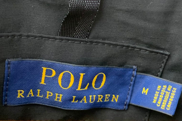 ラルフローレン Ralph Lauren ポロ  ラルフローレン POLO Ralph Lauren ダウンジャケット ジャケット ロゴ ブラック Mサイズ 201MT-2417