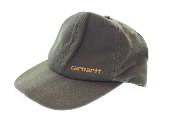 カーハート Carhartt 90s USA製 ロゴ キャップ 帽子 帽子 メンズ帽子 キャップ グリーン 103H-73