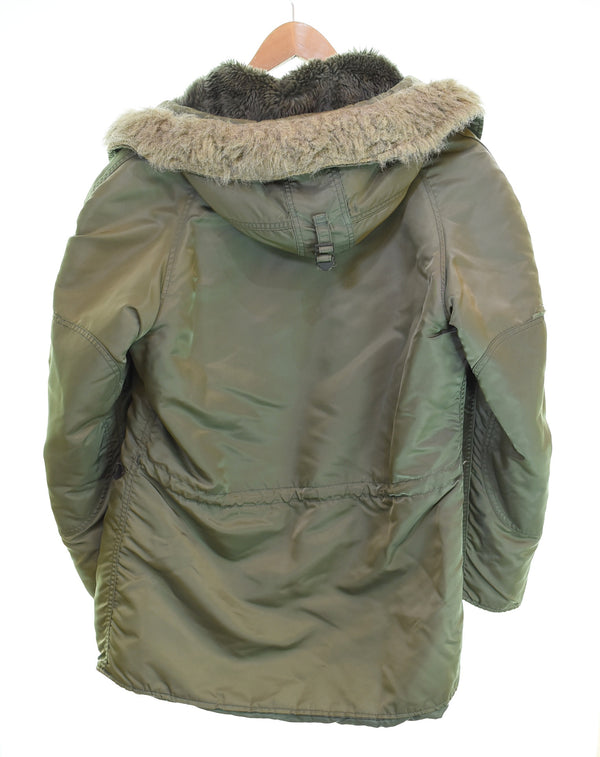 アルファ インダストリーズ ALPHA INDUSTRIES 90's N-3B ミリタリー Military MADE IN USA フライト ジャケット Flight Jacket IDEAL 90年代 ジャケット カーキ Sサイズ 103MT-3445