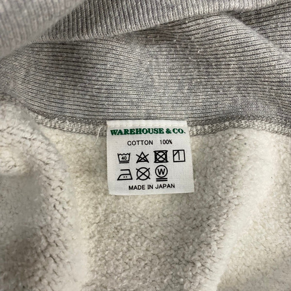 【曜日割引対象外】 ウエアハウス WAREHOUSE リバースウィーブ セットイン パーカー 裏起毛 スウェット Lot484 パーカ グレー Mサイズ 201MT-4601 VB