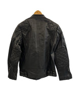 ガブリエルパリ GABRIEL PARIS レザージャケット ライダースジャケット シングルライダース 黒 L ジャケット ブラック 101MT-5228