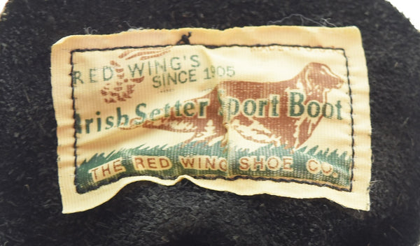 レッドウィング RED WING 90's 犬タグ アイリッシュセッター6 INCH  Classic Round クラシックラウンド 8165 メンズ靴 ブーツ ワーク ブラック 7 25cm 103S-1363