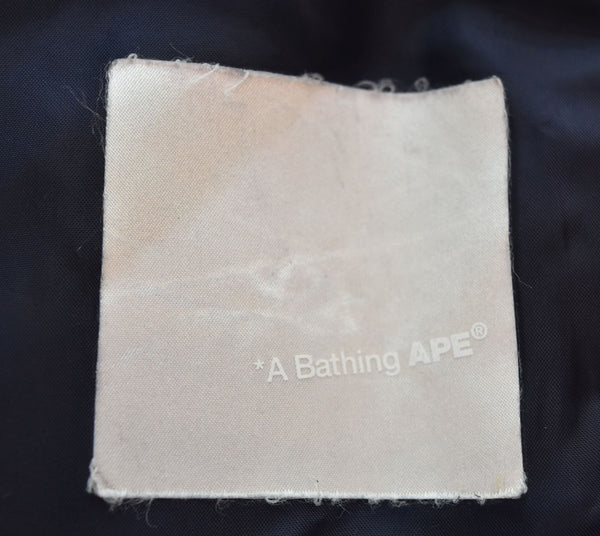アベイシングエイプ A BATHING APE  90s コーデュロイジャケット バックロゴ マルタンガル ジャケット ブラック Mサイズ 103MT-2250