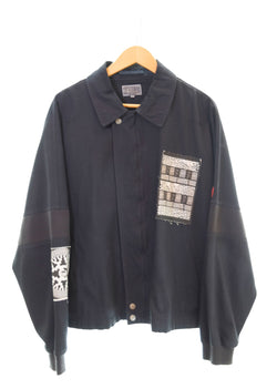 シーイー C.E 22AW OVERDYE KL PATCH JACKET パッチ ジャケット 黒 CE22JK18 ジャケット ブラック Lサイズ 103MT-1717