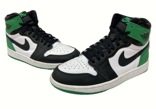 ナイキ NIKE 22年製 AIR JORDAN 1 RETRO HIGH OG CELTICS エア ジョーダン レトロ ハイ セルティックス AJ1 つま黒 白 緑 黒 DZ5485-031 メンズ靴 スニーカー ブラック 27cm 104-shoes627