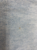 ダブルアールエル RRL 90s 三ツ星タグ DENIM SHIRT デニムシャツ ステンカラー メタルボタン ヴィンテージ VINTAGE ラルフローレン RALPH LAUREN コットン モーリシャス製 ライトブルー 長袖シャツ 無地 ブルー Mサイズ 104MT-1974