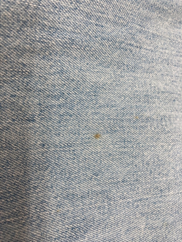 ダブルアールエル RRL 90s 三ツ星タグ DENIM SHIRT デニムシャツ ステンカラー メタルボタン ヴィンテージ VINTAGE ラルフローレン RALPH LAUREN コットン モーリシャス製 ライトブルー 長袖シャツ 無地 ブルー Mサイズ 104MT-1974