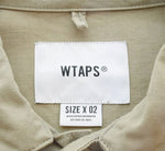 ダブルタップス WTAPS 21AW BUDS LS COTTON SERGE バッツ ロングスリーブ シャツ コットン コヨーテブラウン ミリタリー 212BRDT-SHM02 2 ジャケット カーキ 103MT-2502