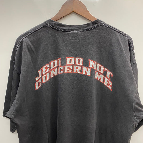 【曜日割引対象外】 ヴィンテージ vintage ~00's Star wars EP1 Darth Maul movie tee Tシャツ ブラック XLサイズ 201MT-4167 VB