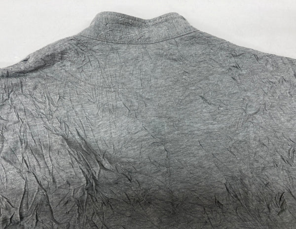 ワイズ Y's サイト S'YTE シワ加工 Wrinkled リンクルド スタンドカラー オーバーシルエット ルーズフィット GRAY 炭 UQ-T06-009 カーディガン 無地 グレー SIZE3 104LT-101