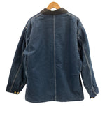 カーハート Carhartt 90's 90年代 デニム チョアコート カバーオール 金ボタン ワッペン VINTAGE ヴィンテージ 46 ジャケット ブルー 101MT-5155