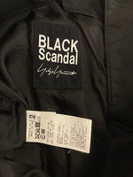 ヨウジ ヤマモト YOHJIYAMAMOTO BLACK Scandal BLACK 右前股マチスウェットパンツ 変形 黒 HC-P78-017 ボトムスその他 ブラック サイズ2 101MB-561