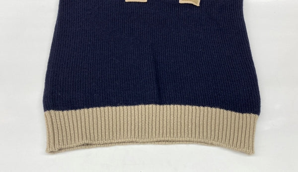 アベイシングエイプ A BATHING APE GORILLA WOOL ゴリラ ウール ニット セーター 紺 セーター 刺繍 ネイビー Mサイズ 104MT-1925