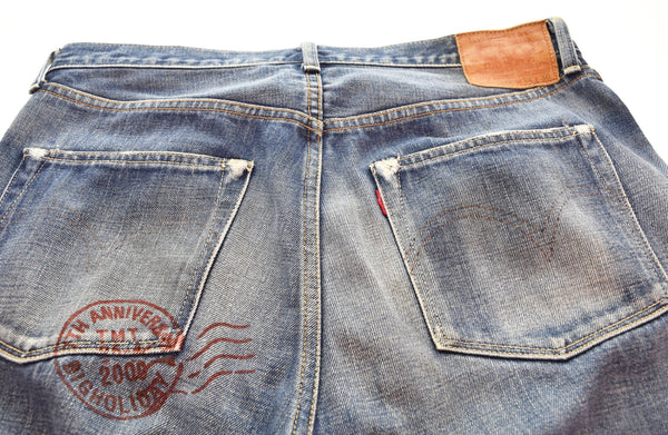 ティーエムティー TMT リーバイス501XX プリント デニムパンツ デニム ブルー 34 103MB-536