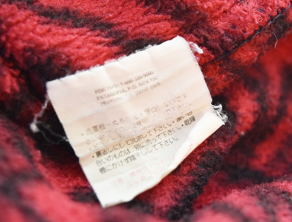 パタゴニア PATAGONIA 90s SYNCHILLA シンチラ スナップT フリースプルオーバー  ジャケット レッド LLサイズ 103MT-3360
