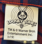 バンソン VANSON Y2K looney tunes tweety トゥイーティー  バード ルーニー テューンズ ワッペン 長袖シャツ マルチカラー Lサイズ 103MT-2917