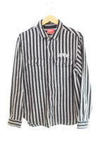 シュプリーム SUPREME Stripe Heavyweight Flannel Shirt ストライプシャツ 長袖シャツ Mサイズ 103MT-2784