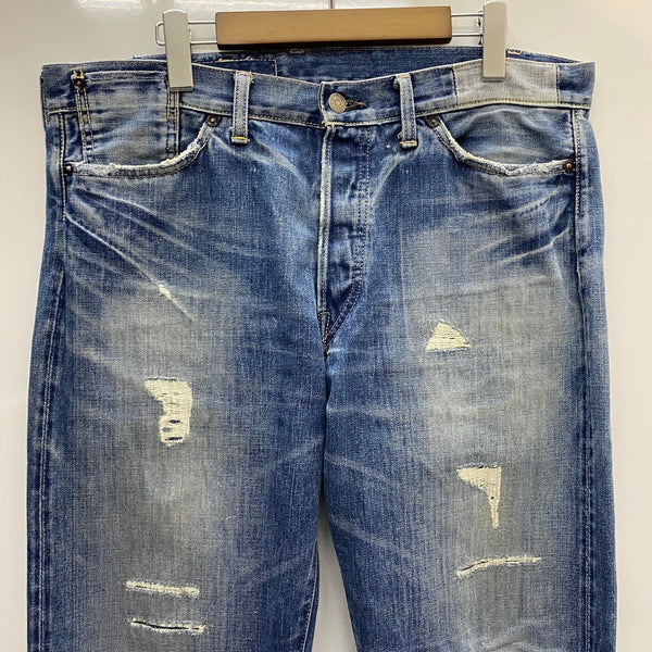 【曜日割引対象外】 リーバイス Levi's Vintage Clothing 55501 赤耳 55年モデル ペンキ デニム ブルー W36サイズ 201MB-1036 VB