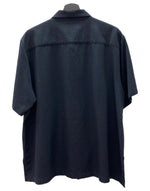 シュタイン stein W/TA SS SHIRT ウール トリアセテート ショートスリーブ シャツ ボタン 半袖 紺 ST.066 半袖シャツ 無地 ネイビー Mサイズ 104MT-2335