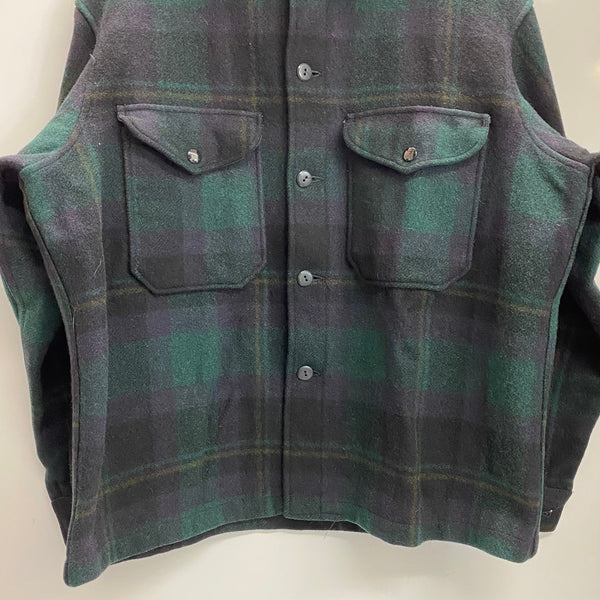 【曜日割引対象外】 ペンドルトン PENDLETON 60's バッファローチェック ウールジャケット ジャケット グリーン Lサイズ 201MT-4417 VB