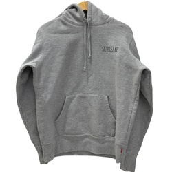 シュプリーム SUPREME 17AW Decline Hooded Sweatshirt カナダ製 パーカ グレー Sサイズ 201MT-4535