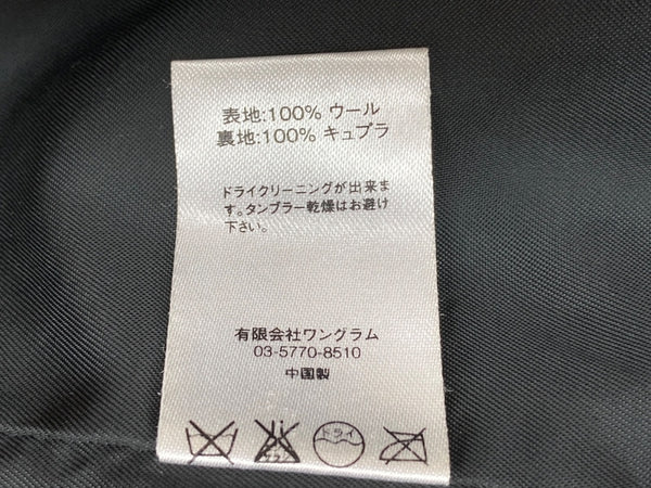 シュプリーム SUPREME 13AW Loro Piana Wool Trench ロロピアーナ ウール トレンチ ステンカラー テーラード フロントボタン 千鳥柄 GRAY グレー系 灰色  コート 総柄 グレー Lサイズ 104MT-1848