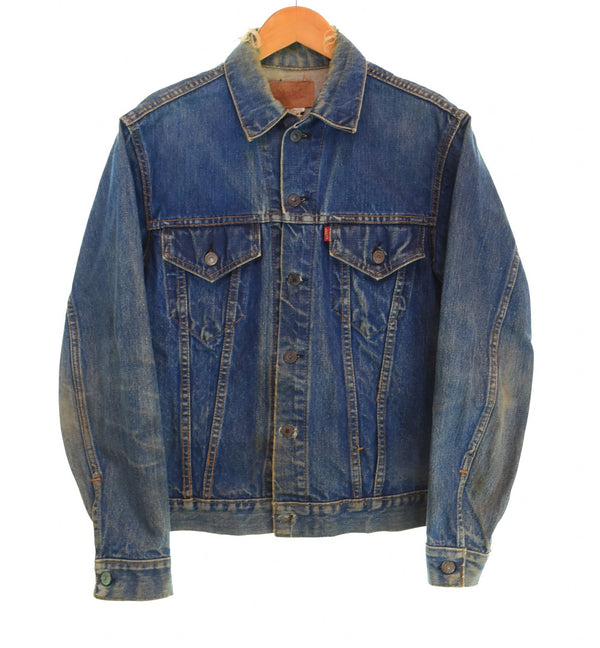 リーバイス Levi's 60's 70505 ケアタグ付き BIG E 4th 60年代 ボタン裏 526 DENIM TRUCKER JACKER デニム トラッカー ジャケット Gジャン  ジャケット ブルー 103MT-3393