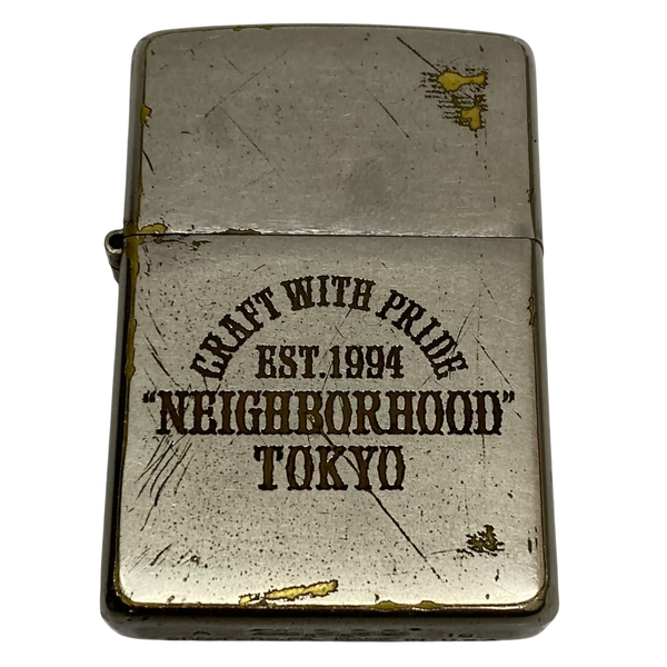 【中古】ネイバーフッド NEIGHBORHOOD ZIPPO ジッポ エイジング加工 USA製 メンズジュエリー・アクセサリー その他 シルバー 201goods-815