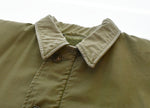 ミリタリーアイテム Military items 1986年会計 80s US NAVY A-2 DECK JACKET デッキジャケット 8415-00-753-5613 ジャケット カーキ Lサイズ 103MT-1692