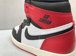 ナイキ NIKE 24年製 AIR JORDAN 1 RETRO HIGH OG BLACK TOE REIMAGINED エア ジョーダン レトロ ハイ ブラック トゥ リイマジンド AJ1 つま黒 白 赤 黒 DZ5485-106 メンズ靴 スニーカー ブラック 27.5cm 104S-717