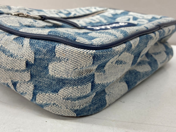シュプリーム SUPREME 22SS FAT TIP JACQUARD DENIM WAIST BAG ファット ティップ ジャカード デニム ウエスト バッグ 青 バッグ メンズバッグ ボディバッグ・ウエストポーチ ロゴ ブルー 104B-58
