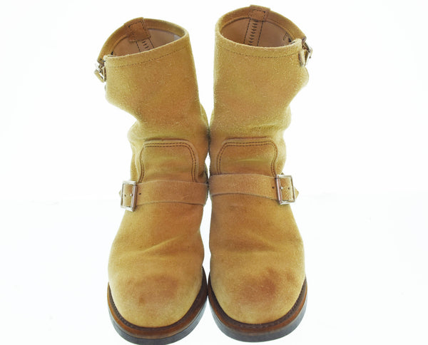 レッドウィング RED WING  ENGINEER BOOTS スエード エンジニアブーツ PT99 9 1/2 8268 メンズ靴 ブーツ エンジニア ブラウン 9 1/2 27.5cm 103S-1361