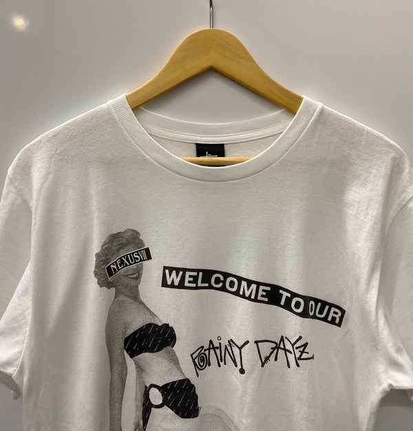 ステューシー STUSSY x NEXUS7 LIMITED tee マリリンモンロー Tシャツ ホワイト Mサイズ