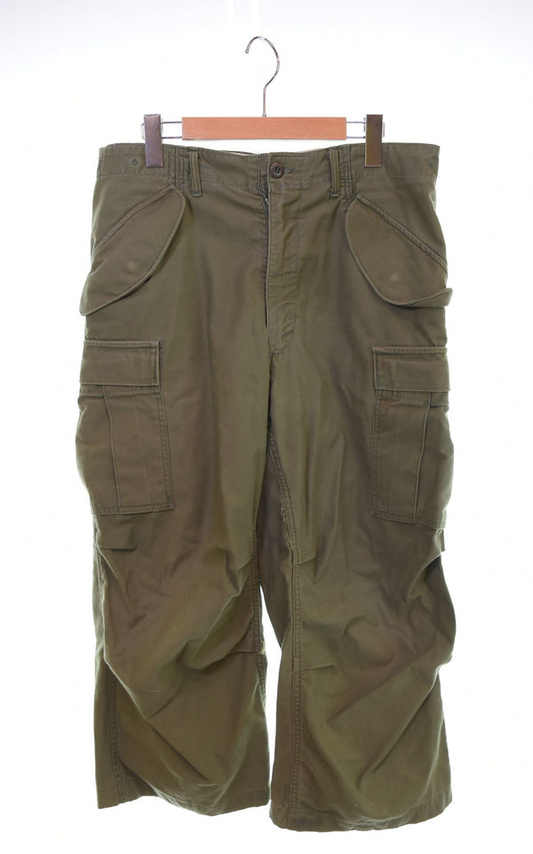 ミリタリー Military 60s アメリカ軍 M-65 フィールドカーゴパンツ 60's RAPIDジッパー DSA-100-67-C-1276 カーゴパンツ カーキ 103MB-512