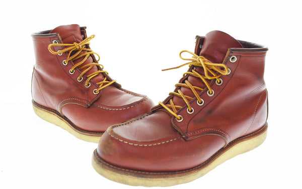 レッドウィング RED WING CLASSIC WORK クラシックワークラウンド モックトゥ 8875 メンズ靴 ブーツ ワーク ブラウン 25cm 103S-1288