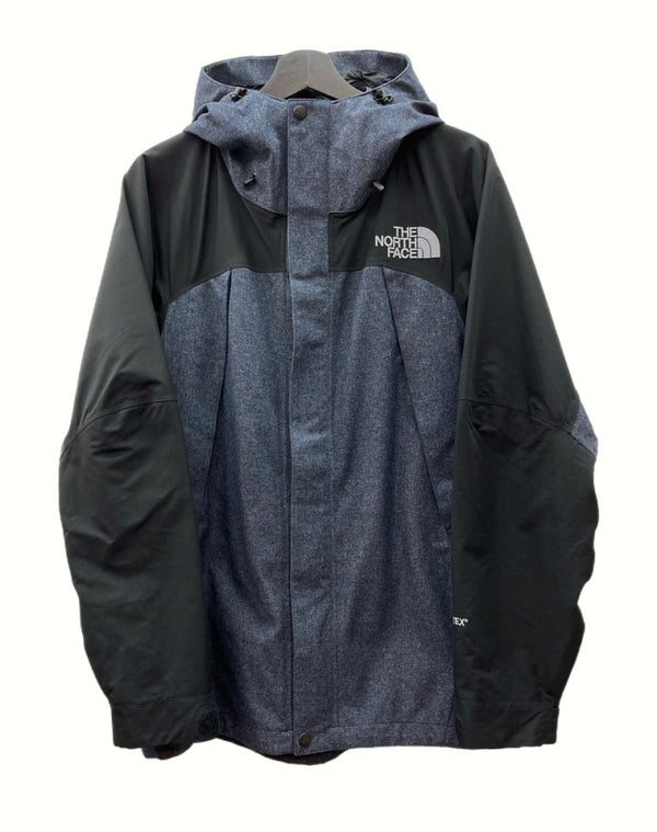 ザノースフェイス THE NORTH FACE NOVELTY MOUNTAIN JACKET ノベルティ マウンテン ジャケット アウター アウトドア 青 黒 NP61545 ジャケット ロゴ ブルー Mサイズ 104MT-891