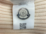 モンクレール MONCLER KNIT CAP ニット帽 ビーニー ファー付 キッズ ベビー 白 C2-954-00316-05-04S01 帽子 レディース帽子 ニット帽 ロゴ ホワイト Sサイズ 104H-24