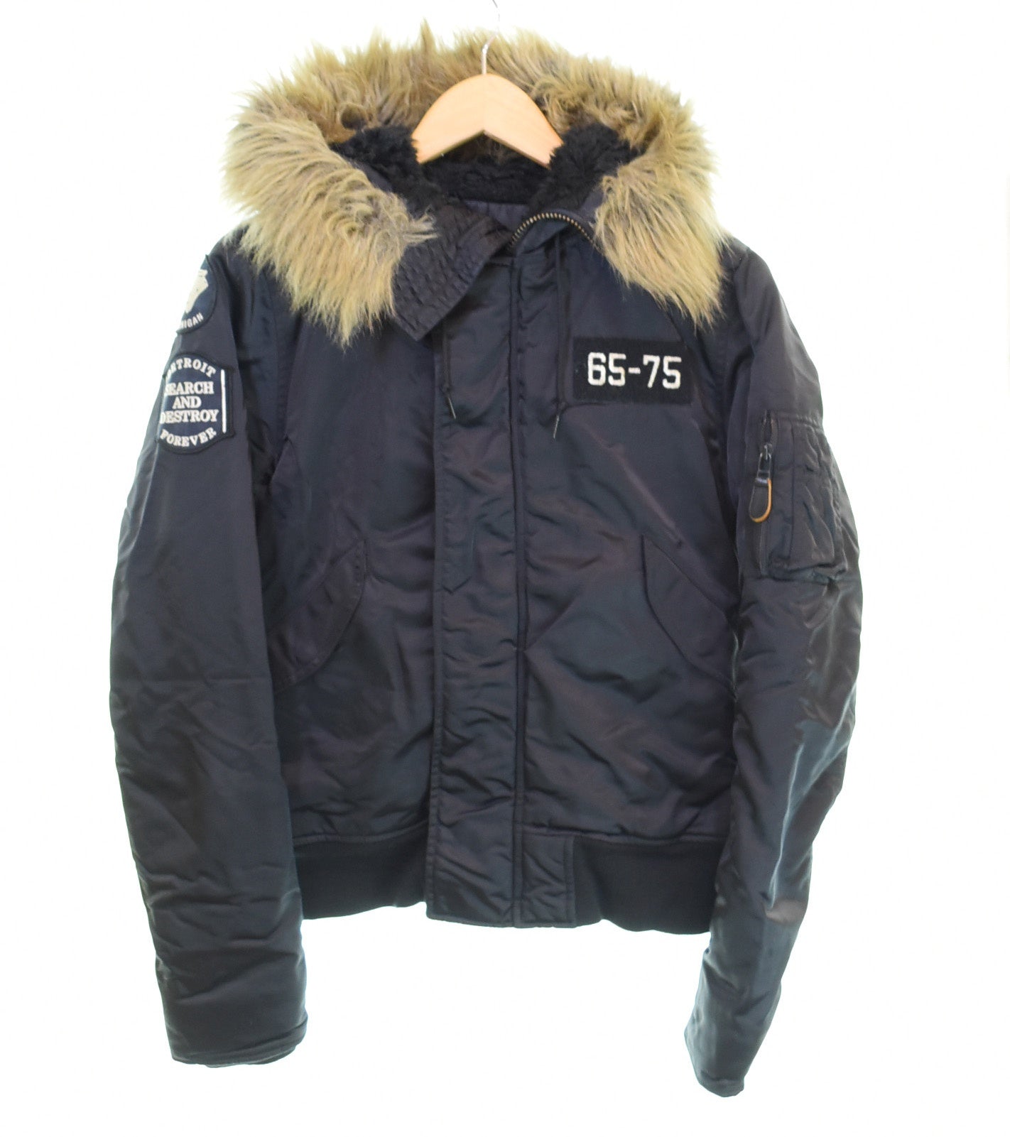 ヒステリックグラマー　ワッペン　N-2B ブルゾン　プリマロフト　ブラック ヒステリックグラマー ワッペン N-2B ブルゾン プリマロフト ブラック