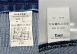 ネヴァーフォーゲット NVRFRGT 3D TWISTED JEANS ツイスト ジーンズ ジップフライ ジーパン パンツ インディゴ 青 無地 NF231P01B デニム ブルー サイズ3 104MB-397