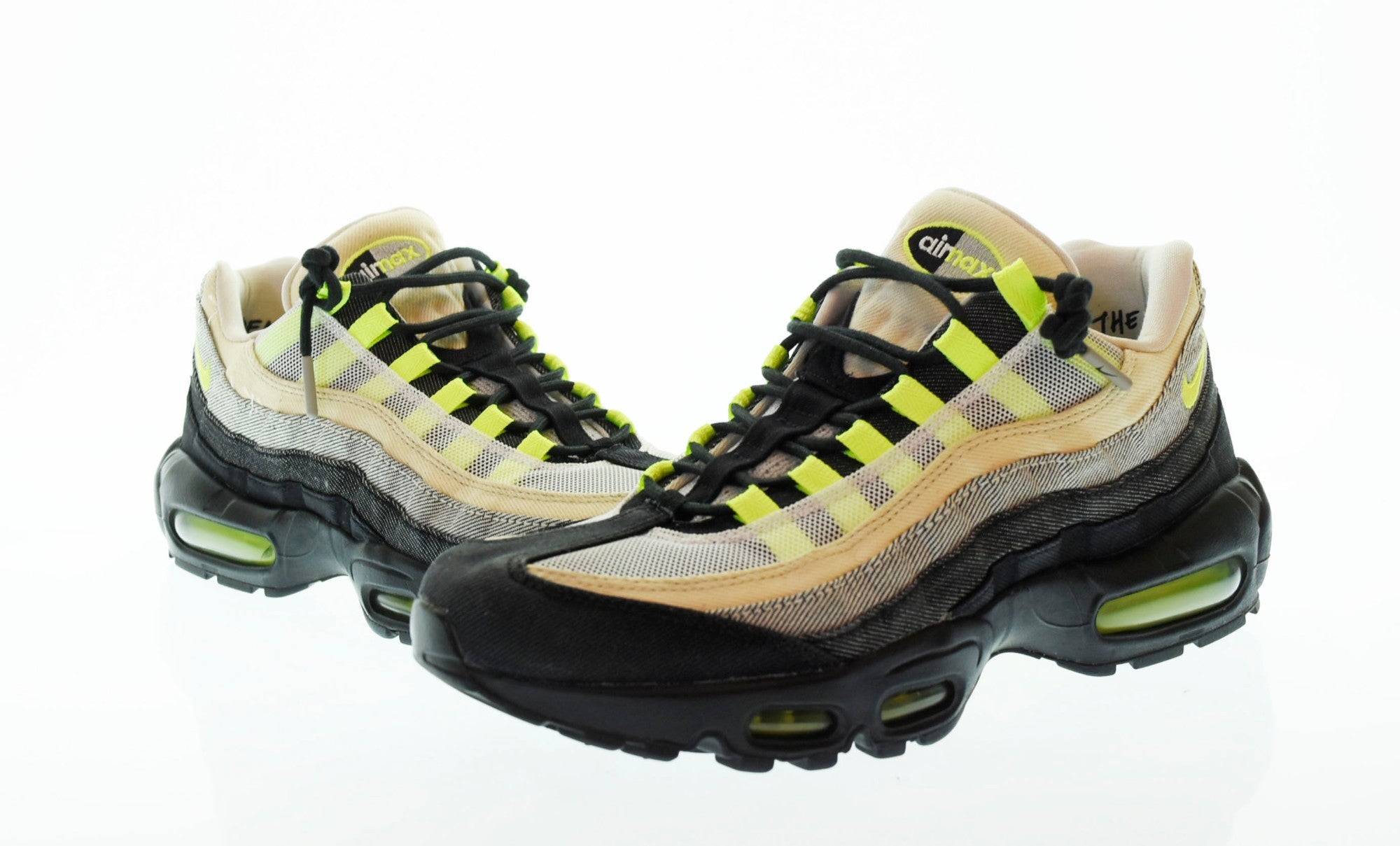 ナイキ NIKE DENHAM AIR MAX 95 デンハム エア マックス 95 スニーカー 黒 DD9519-001 メンズ靴 スニーカー  ブラック 27cm 103S-534 | 古着通販のドンドンサガール