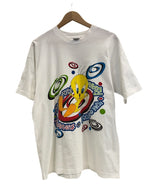 US US古着 90s ©1997 ヴィンテージ Vintage TWEETY トゥイーティ ルーニーチューンズ キャラT シングルステッチ XL Tシャツ ホワイト LLサイズ 101MT-4848