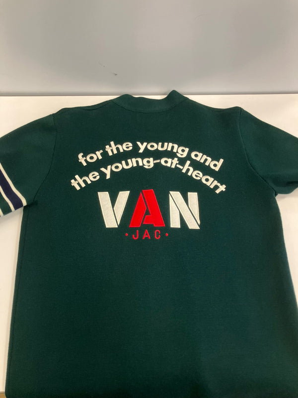 ヴァンヂャケット VAN Jacket INC. 70th ANNIVERSARY 70周年記念 レタード カーディガン カーディガン グリーン Mサイズ 101MT-3802