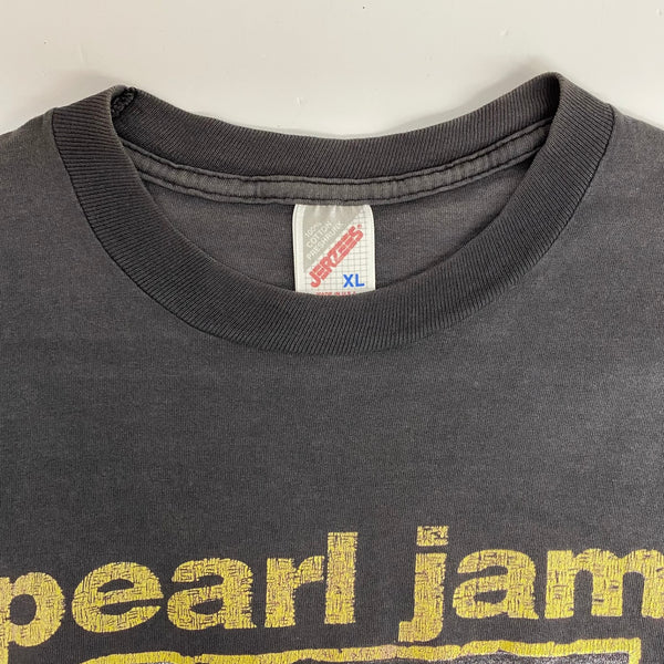 【曜日割引対象外】 ヴィンテージ vintage 90's パールジャム PEARL JAM CHOICES KIDS GUNS 1992 JERZEES USA製 Tシャツ ブラック XLサイズ 201MT-3931 VB