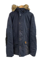 カーハート Carhartt WIP TRAPPER PARKA トラッパー パーカー 紺 I014880 XXL ジャケット ネイビー 3Lサイズ 101MT-5090