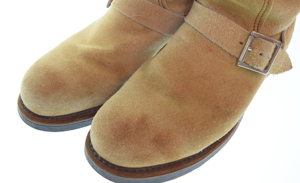 レッドウィング RED WING  ENGINEER BOOTS スエード エンジニアブーツ PT99 9 1/2 8268 メンズ靴 ブーツ エンジニア ブラウン 9 1/2 27.5cm 103S-1361