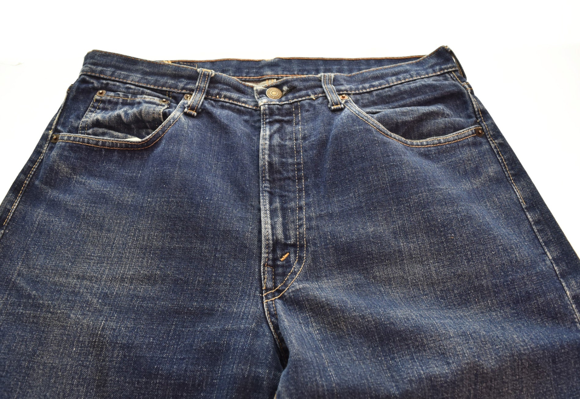 リーバイス Levi's 60's 505 BIG E デカ文字 505 濃紺 耳なし